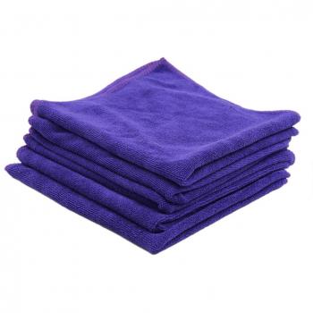 sourcing map 5Pcs 40 X 40cm 300Gsm Microfibra Hogar Coche de Toallas de Secado El Lavado de Ropa Púrpura