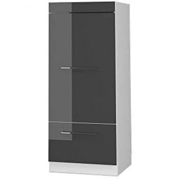 Armario para microondas Fame-Line, Antracita alto brillo, 60 cm