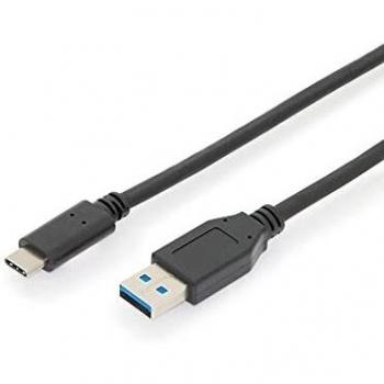 Cable USB 3.2 Gen 2 de 1 m, USB Tipo C a USB Tipo A, velocidad de 10 Gbit/s, color negro