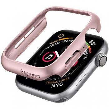 Spigen Thin Fit Compatible con Apple Watch Funda para 40 mm Series 6/SE/5/4 - Oro Rosa