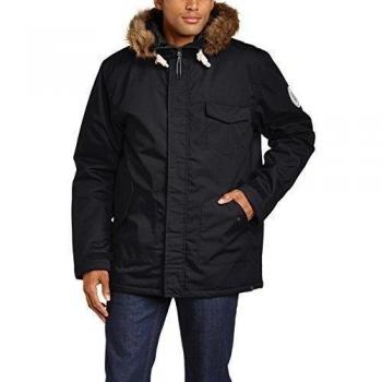 Billabong Periscope - Parka parka de manga larga para hombre, color black