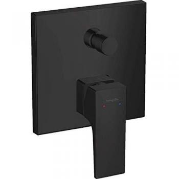 Mezclador de baño empotrado Hansgrohe Metropol con palanca y combinación de seguridad, color negro mate