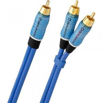 Oehlbach Booom! - Cable para subwoofer de 5 m, Azul