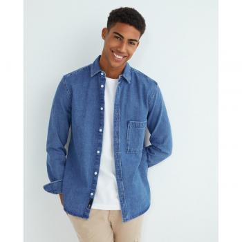Only & Sons Camisa De Manga Larga Benny Reg Chambray
