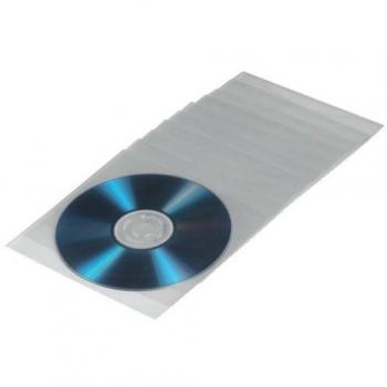 Fundas Protectores Hama para CD/DVD, Pack de 100, Transparentes