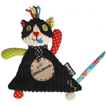 Déglingos - Baby mantita con Charlos el gato, multicolor