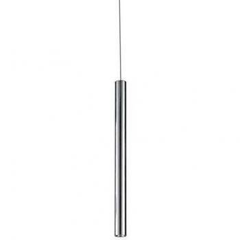 Lámpara Colgante Oboe de Aluminio Slim con LED Integrado, Cromo, 35 cm, 4000K, 280 Lúmenes