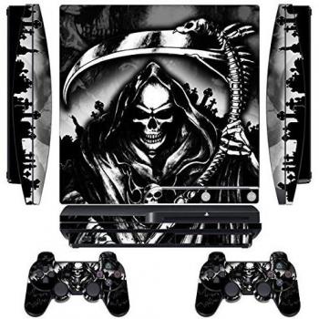 Piel diseñador para Sony PlayStation PS3 SLIM Sistemas y controladores remotos -Reaper