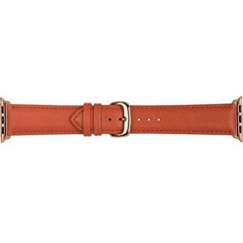 Correa de Reloj dbramante1928 Madrid de Cuero Naranja para Apple Watch 38/40 mm