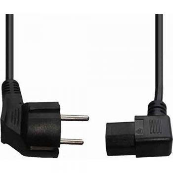 Cable de Alimentación Frío 2m SW20 CEE7/7 Schuko Macho/Femenino Níquel