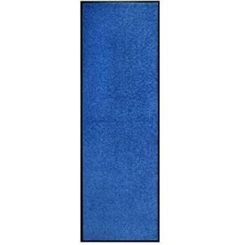Felpudo Lavable 60x180 cm Alfombra de Entrada Pasillo Casa Puerta Color Azul, Cyan, Antracita y más
