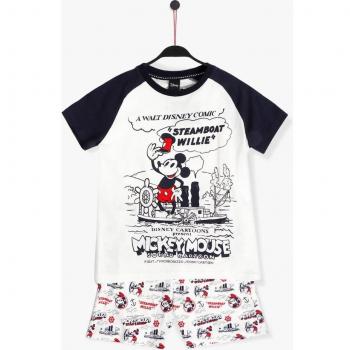 Pijama Manga Corta Steamboat Willie Disney para Niño