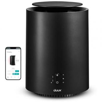 Calefactor Soplante Cerámico Conectado 360° Duux Threesixty 2 Negro Mate 1800W