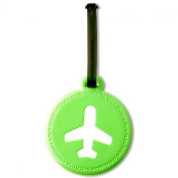 Alife Design Round Luggage Tag - Green Travel Identifier