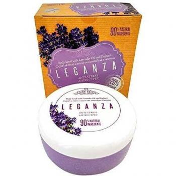 Exfoliante Corporal con Aceite de Lavanda y Yogurt, Leganza Anti Estrés