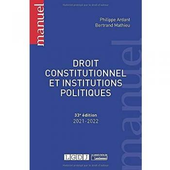 Droit constitutionnel et institutions politiques