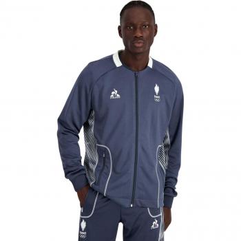 Le Coq Sportif Paris 2024 N° 2 Full Zip Sweatshirt - Navy