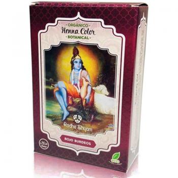 Henna Polvo Rojo Burdeos 100g Radhe Shyam