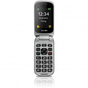 Beafon SL570 2.4 93g Plata, Negro, Color Blanco - Teléfono móvil