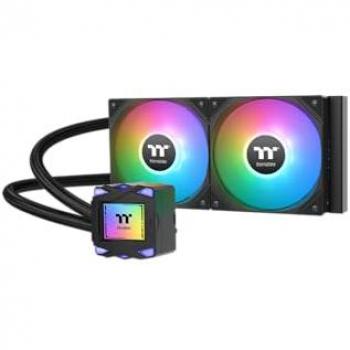 Refrigeración Líquida Todo en Uno Thermaltake LA240 ARGB con 2 Ventiladores de 120mm - Negro