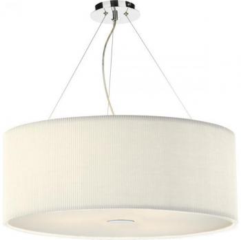 Lámpara colgante cilíndrica crema 90cm, 6x E27 - Dar Lighting Zaragoza