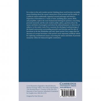 Literatura y favoritismo en la Inglaterra moderna temprana