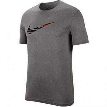 NIKE M Nk Leg tee Swoosh Fill Camiseta, Hombre, dk Grey Heather, L