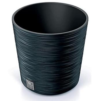 Macetero FURU Antracita con Depósito 15L - 30x30x29.4cm