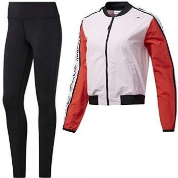Reebok Te Myt Woven Jkt TS Conjunto Deportivo, Mujer, pixpnk, L