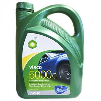 Bp Visco 5000C 5W40 4 litros. Lubricante sintético para uso tanto en motores gasolina como diesel, incluidos los turboalimentados.