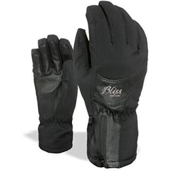 Level Bliss Mujer Emerald Gore-Tex Guantes, Mujer, 8166LG, Negro, 7