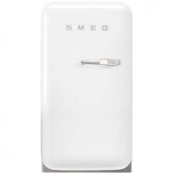 Smeg FAB5LWH5 - Minifrigorífico Clase D, Cíclico, 1 Puerta, Apertura Izquierda, Libre Instalación, 0.74m Altura, Blanco