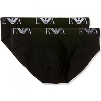 Emporio Armani Underwear CC715 111321 04710 Calzoncillos, Hombre, Negro