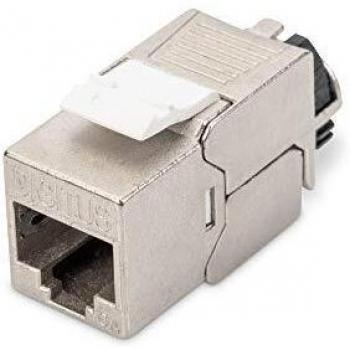 Digitus Módulo Keystone Blindado Cat-6A - RJ45 - 500 MHz - Diseñable sin Herramientas