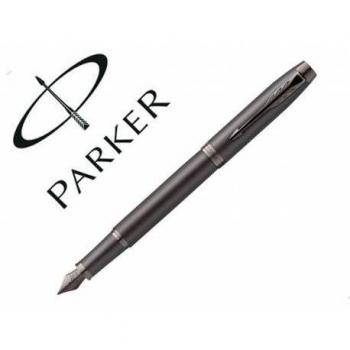 Pluma Parker IM Monochrome Bronce Plumin F en Estuche de Regalo