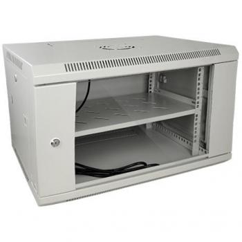 Armario Rack de Pared 6U - Con Ventilación y Accesorios