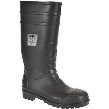 Portwest FW95BKR45 Series FW95 Total Safety Wellington, S5, Regular, Size: 45/1, Black