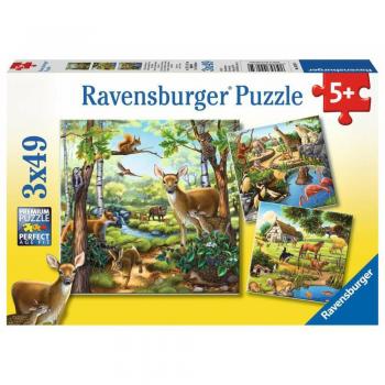 Ravensburger Wild, Pet and Zoo Animals 49-Piece Puzzle