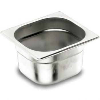 Lacor - 66665 - Cubeta Gn 1/6 176x162x65 Inox 18/10