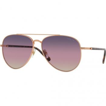 Vogue Eyewear VO4290S 5152U6 Men's Pilot Gold Rose Sunglasses Size 60
