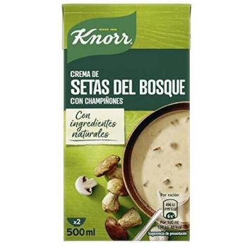 Knorr Crema de Setas del Bosque 500 ml - Pack de 4