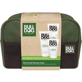 Bulldog Skincare for Men Pack - Kit Cuidado Completo, Limpiador Facial + Gel Afeitado + Crema Hidratante