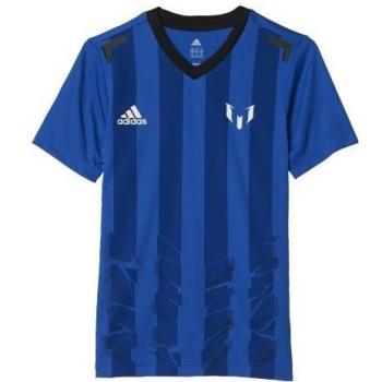 adidas Yb Icon T Camiseta Línea Leo Messi, Niños, Azul