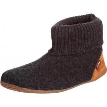 Living Kitzbühel Hoher Hüttenschuh uni 1428-0260 - Zapatillas de casa para niños, gris - Grau
