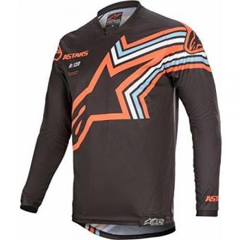 Alpinestars Crossshirt Racer Braap Dark Grey/Fluor Orange-S