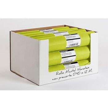 NOVOTEX Caja 12UD. Rollo Camino DE Mesa 0.40x12m PRE. 30cm. Color Amarillo