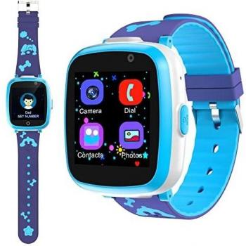 ETPARKK Relojes para Niños, Reloj Inteligente Niño, Llamadas, Chat de Voz, SOS, Control Parental, Cmara, música, Juegos, Regalo para Niños de 3-12 años. Incluye Cargador
