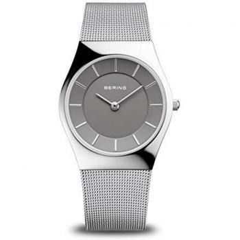 Bering Classic Ladies Quartz Watch 36mm with Sapphire Glass and 5ATM Water Resistance