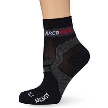 Arch Max Archfit Calcetines deportivos para Hombre, Negro, XL