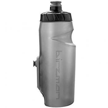 Birzman Cleat Water Bottle Set - 650ml with Holder (Black/Grey)